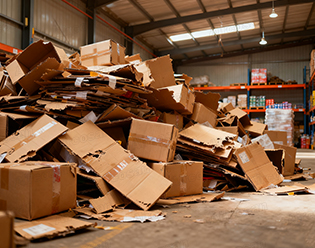 E-commerce Warehouses Drowning in Cardboard Boxes? P10 Cardboard Shredder Turns Waste Boxes into &am