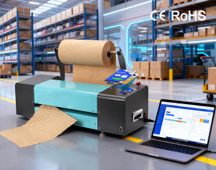 Aircosan’s Automatic Paper Cushion Packaging Void Fill Machine – Empowering E-Commerce Businesses wi