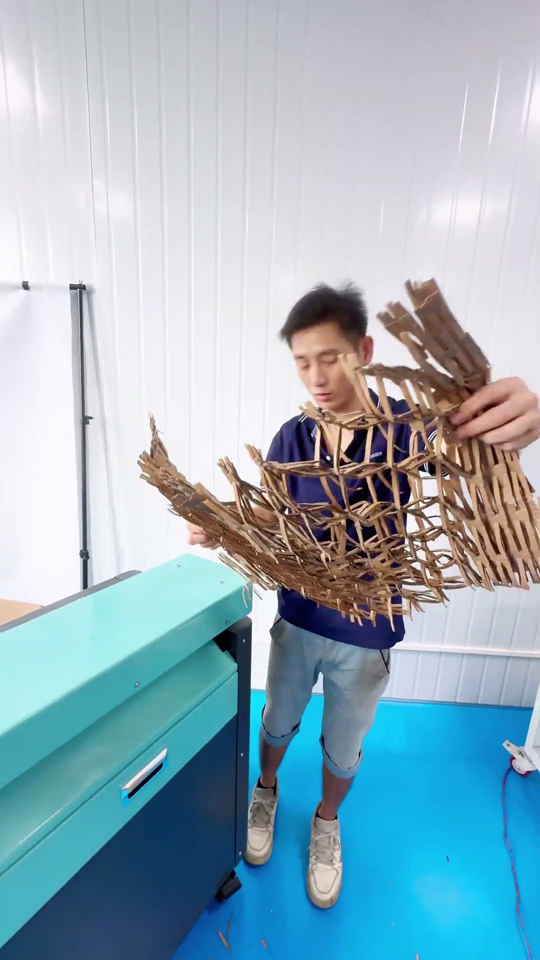 What do you do with Waste? Try Cardboard Shredder. Product Packing Materials by yourself, Save Cost,